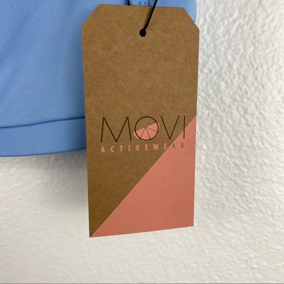 MOVI ACTIVEWEAR Lola Sports Bra Ocean Blue, S, NWT - Picture 8 of 10